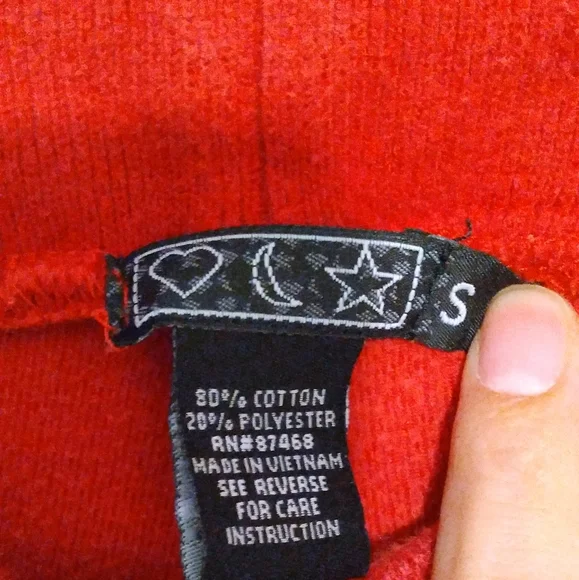 Heart moon star red sweat pants❤ 🌙 🌟 - Picture 4 of 5